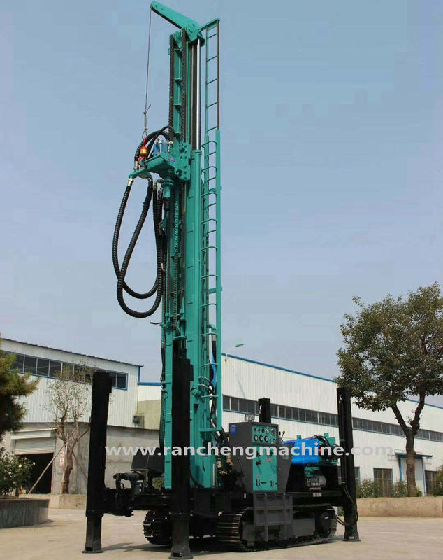 280m Depth Rock Drilling Machine Air DTH Water Well Bore Hole Drilling Rig