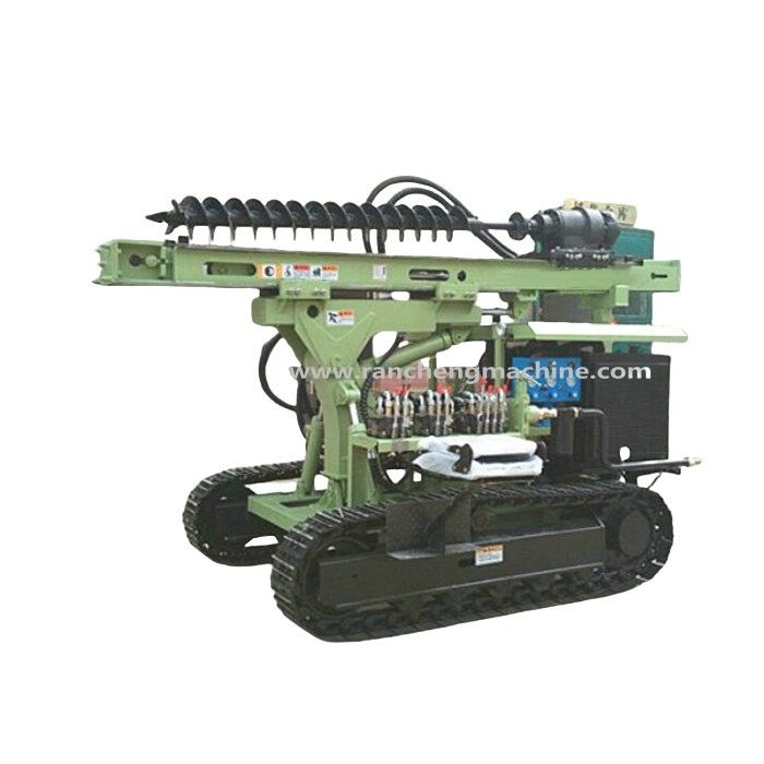 RC130Y Micro Pile Rig Exceptional 400mm Bore Diameter Ideal For Versatile Water Well Auger Pile And DTH Drilling