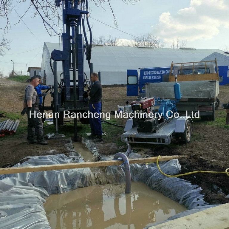 180m Borehole Water Well Drilling Machine / Mini Size Water Well Drilling Machine
