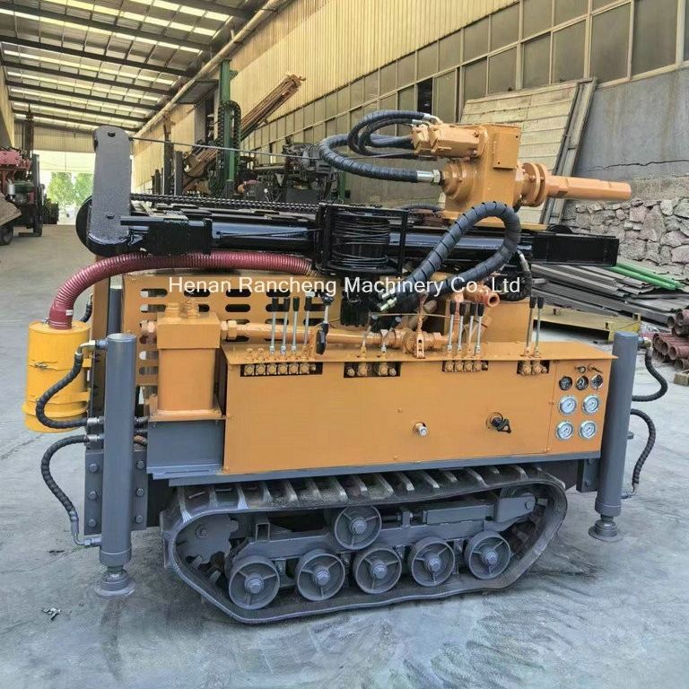 150m Depth Hydraulic Water Well Drilling Machine 90-300mm Diameter With 12T Lifting Force