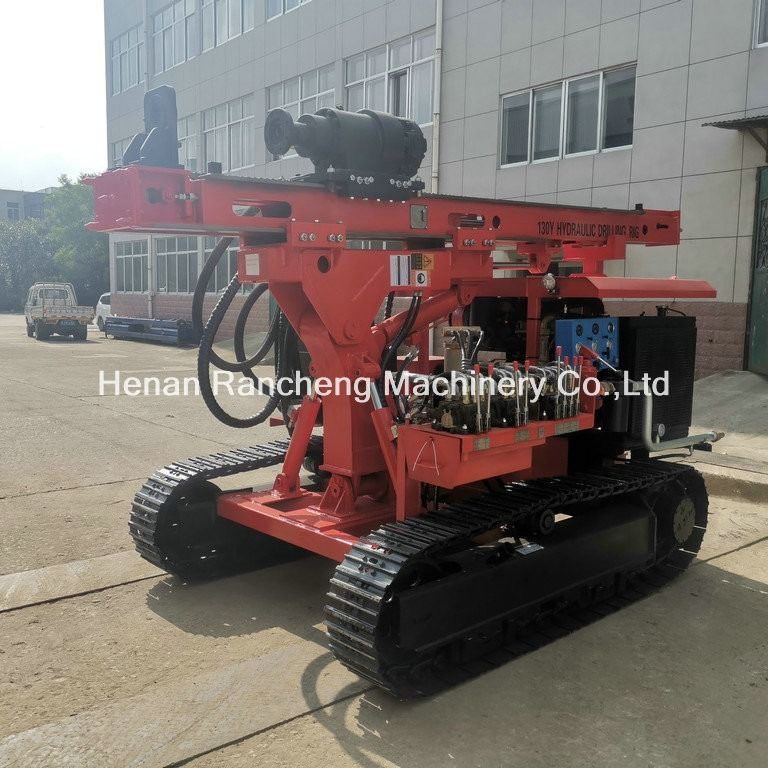 RC130Y Micro Pile Rig 400mm Bore Diameter Water Well Auger Pile DTH Drilling
