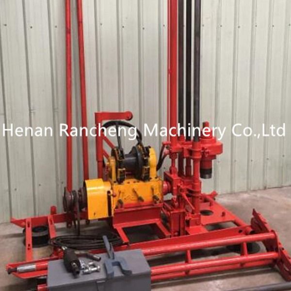 150m Portable Hydraulic Core Drilling Rig Machine With 10.6KW 15HP Changchai