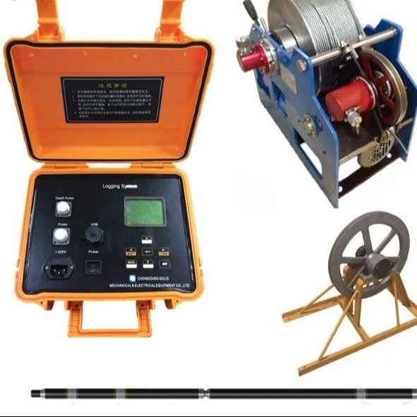 300m RCQ-2D Borehole Logging Equipment with JMZD-2D Sidewall Density Gamma Probe