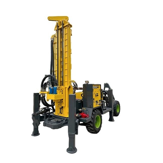 220m Water Well Drilling Rig With 65KW Quanchai Engine And 13T Lifting Force