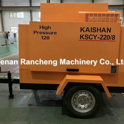KSCY220/8 Air Compressor 75HP Diesel Engine Screw Portable Air Compressors