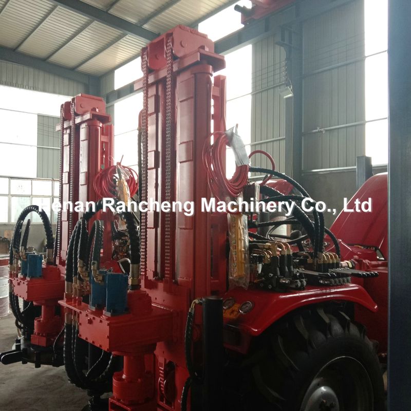 200m Classic Water Borehole Drill Rig Tractor Mounted Water Well Drilling Rig