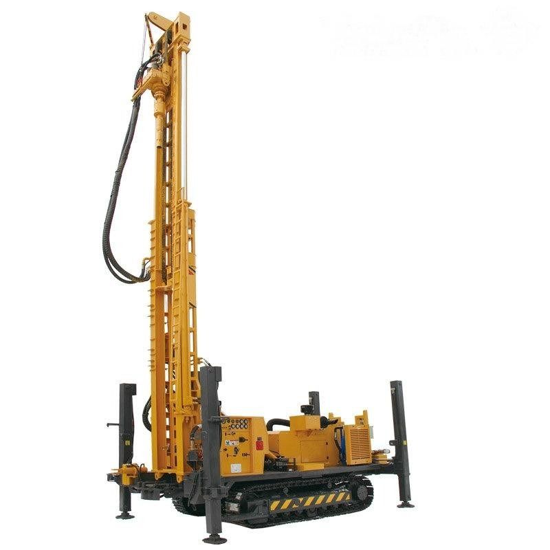Deep Water Well Portable Drill Rig 1000m Exploration Geotechnical Machinery 194KW Cu-mmins Engine