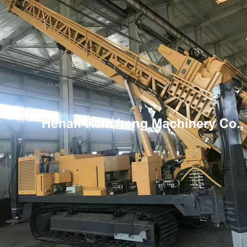 Depth 1000m Deep Water Well Rig Exploration Geotechnical Machine With 194KW Cummins Engine