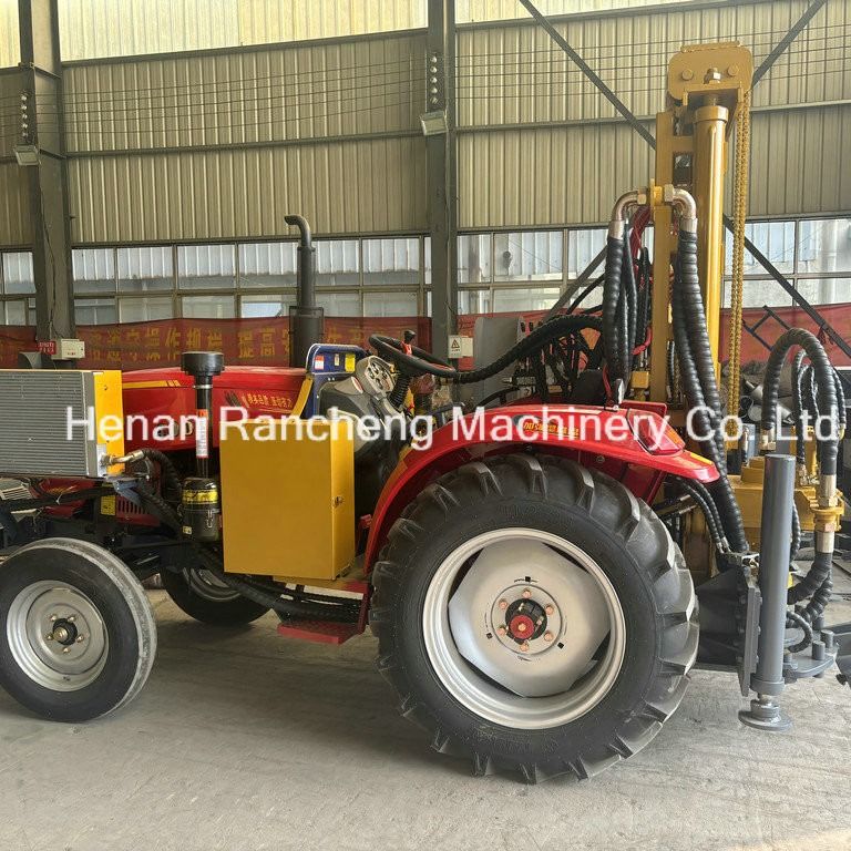 200m Tractor Mounted Big Power Water Well Drilling Machine Tractor Deep Borehole Drill Rig