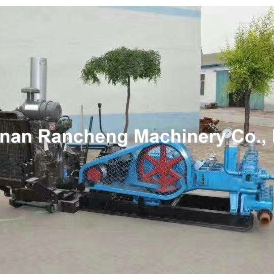 Diesel Engine Type Mud Pump Max 600L/Min Horizontal Tri-Cylinder Dual Role Penthouse Detroit Piston Pump