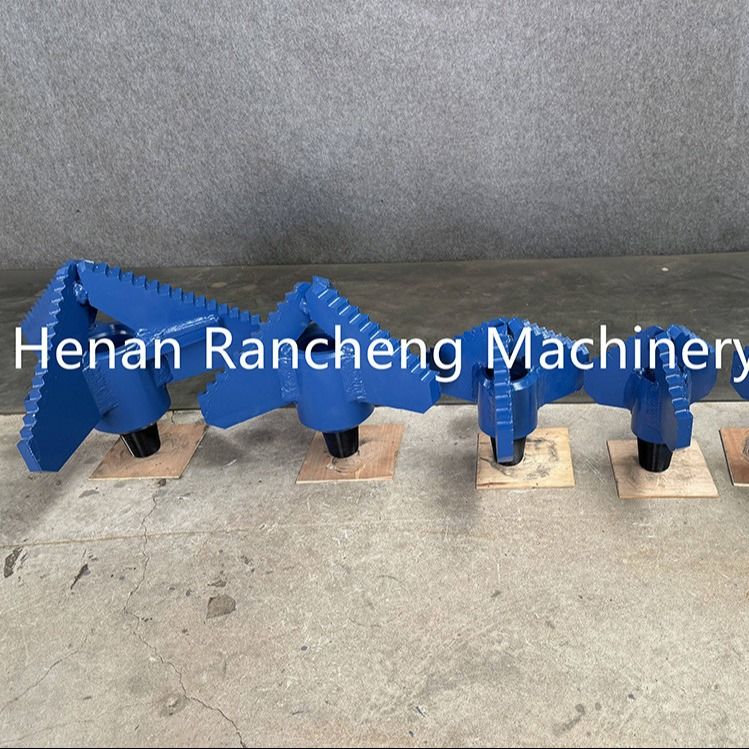 API 3 Wing Tungsten Carbide Step Type Drag Bit For Water Well Drilling