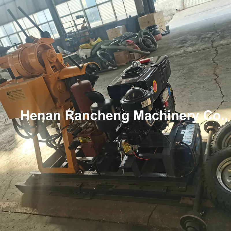 Versatile Small Borehole Drilling Rig For Depths Up To 200m With Hydraulic System