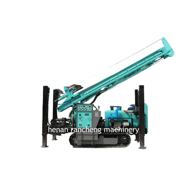 Bore Depth 280m Deep Rock Water Well Drilling Rig Machine With 70KW Engine