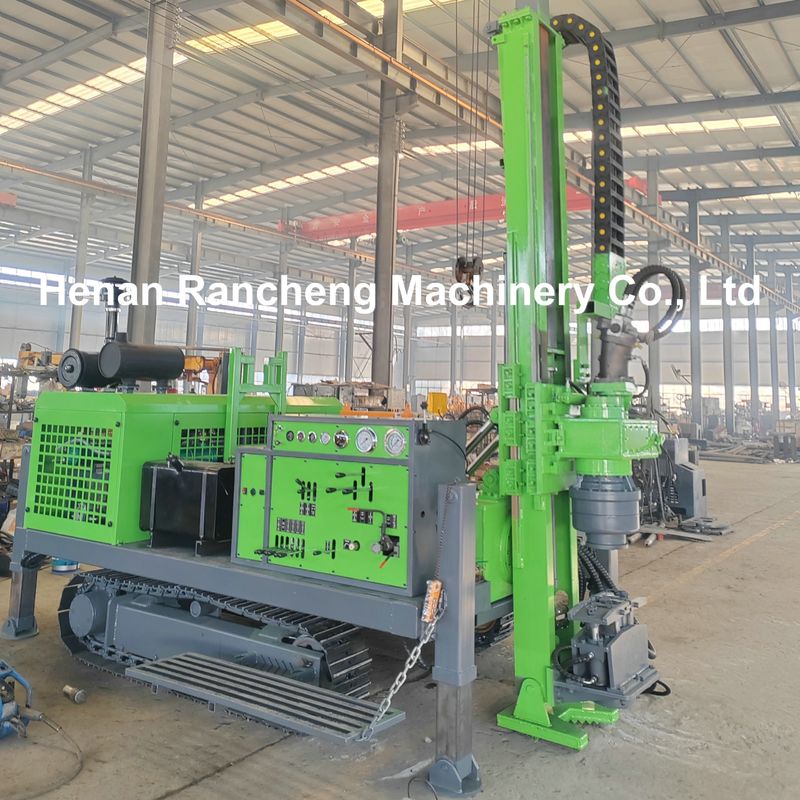 Max Drill Depth 1200m Full Hydraulic Core Drilling Rig  With 92KW Diesel Engine