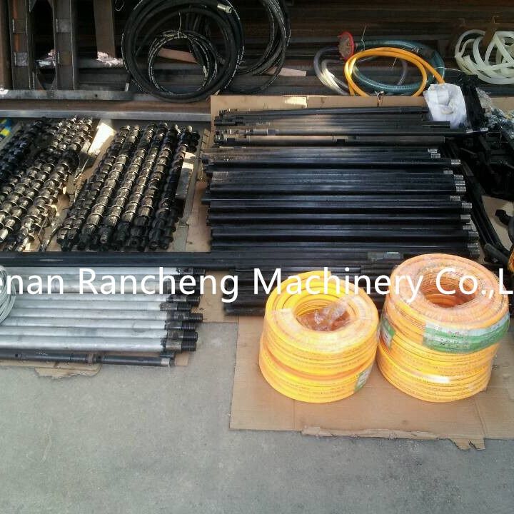 Max Drill Depth 1200m Full Hydraulic Core Drilling Rig  With 92KW Diesel Engine