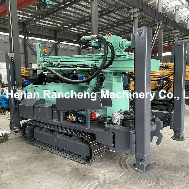 Bore Depth 350m Water Hole Well Drilling Rig Machine With 91KW Yuchai Engine