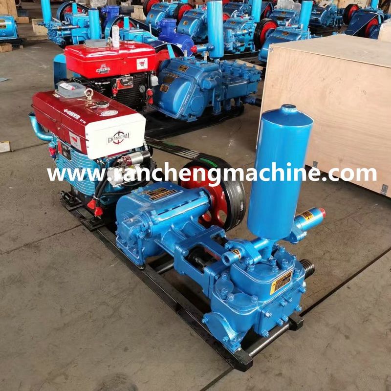 BW200 Horizontal Type Two Cylinder Double Action Pump Of Drilling Rigs Within 200m