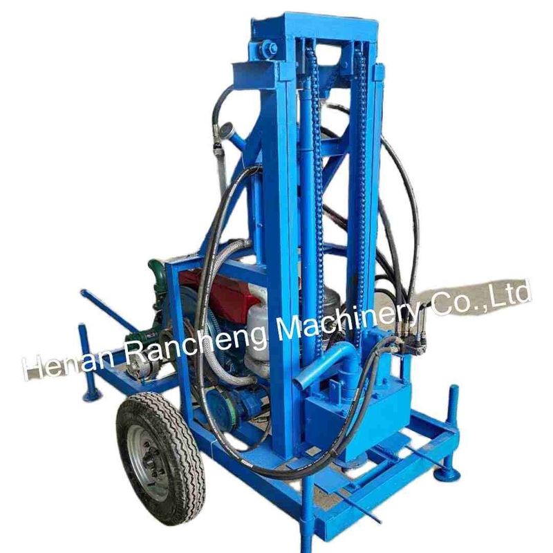 150m Deep Hydraulic Water Drilling Machine With Percussive And Rotating Type