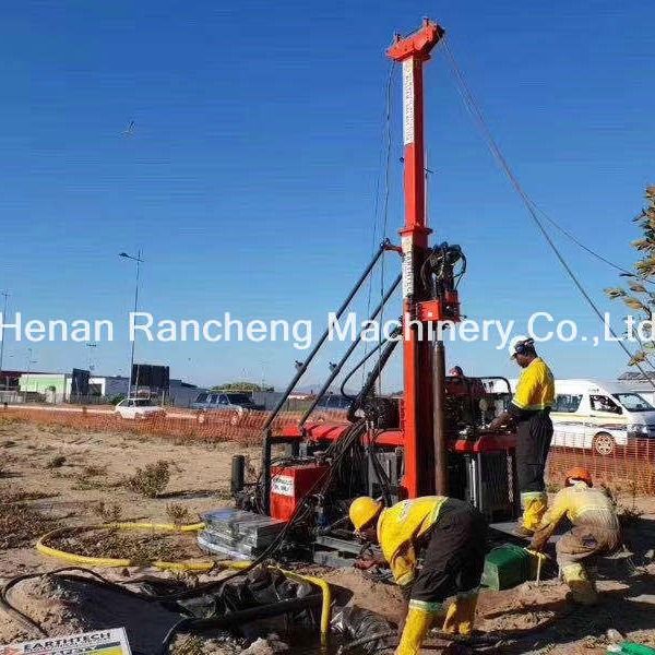 Advanced Hydraulic Crawler Core Drilling Rig Powered By 74KW Cu-mmins