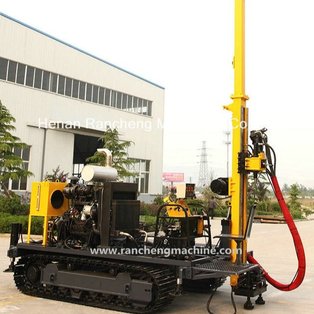Advanced Hydraulic Crawler Core Drilling Rig Powered By 74KW Cu-mmins