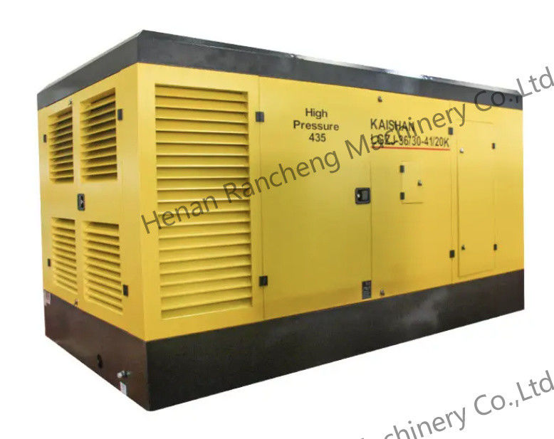 30bar Moveable Screw Air Compressor With 550HP Cummins Engine For Deep Well