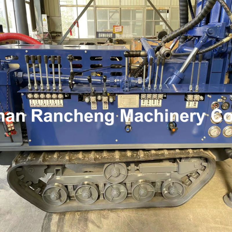 Crawler-Mounted DTH Hydraulic Water Well Drilling Rig 180m Deep Ground Crawler Drilling Rig Machine