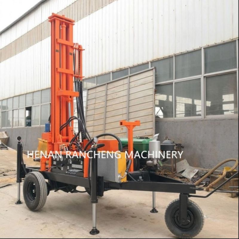 RCF150W 150m Wheel Mounted Water Well Borehole Drilling Rig For Water Well