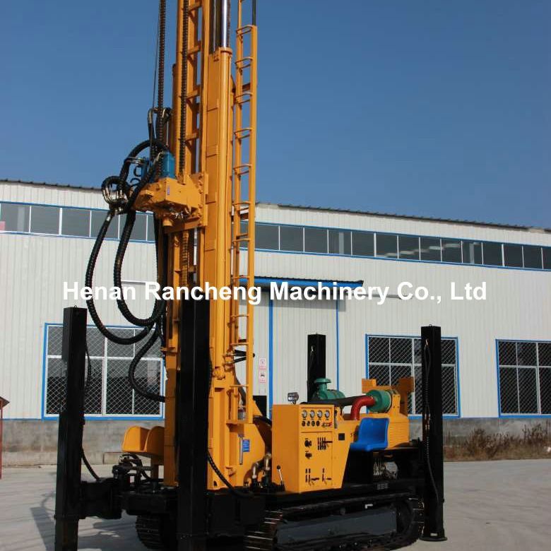 800m Geotechnical Hydraulic Crawler Type Blast Borehole Mining Machine For Rock