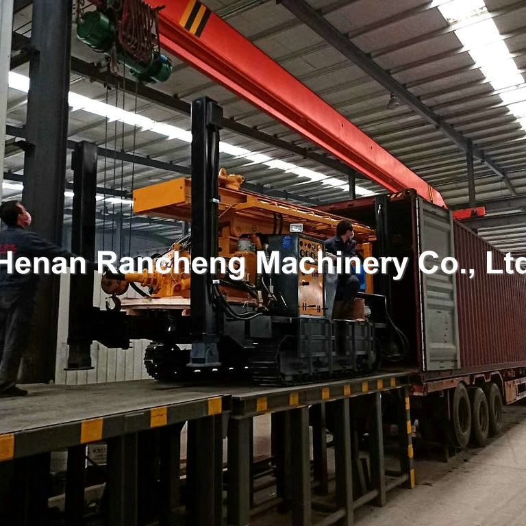 800m Geotechnical Hydraulic Crawler Type Blast Borehole Mining Machine For Rock
