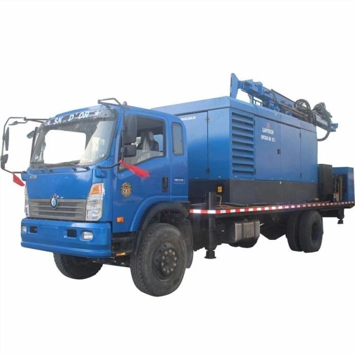 200m Deep Water Well Drill Rig With 118HP Cummins For 115-350mm Bore