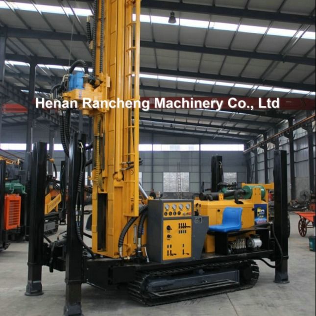 680m Automatic Crawler Mounted Diesel Engine Borehole DTH Pneumatic Water Well Drilling Rig Machine
