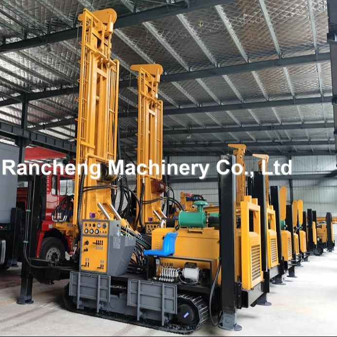 RCF800C Multi Functional Drilling Rig 800m Depth Hydraulic Borehole Rig With 154KW Cummins Engine