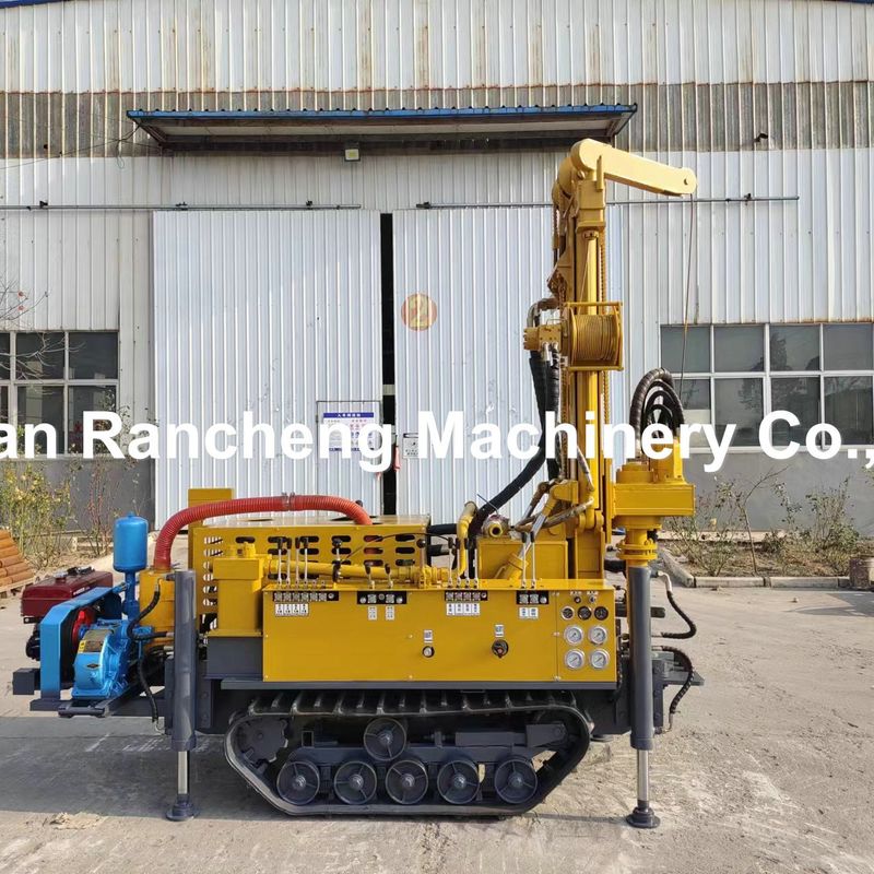 150m Drilling Depth Pneumatic DTH Crawler Drilling Rig For Water Well Drilling Rig Machine Driven By Diesel Engine