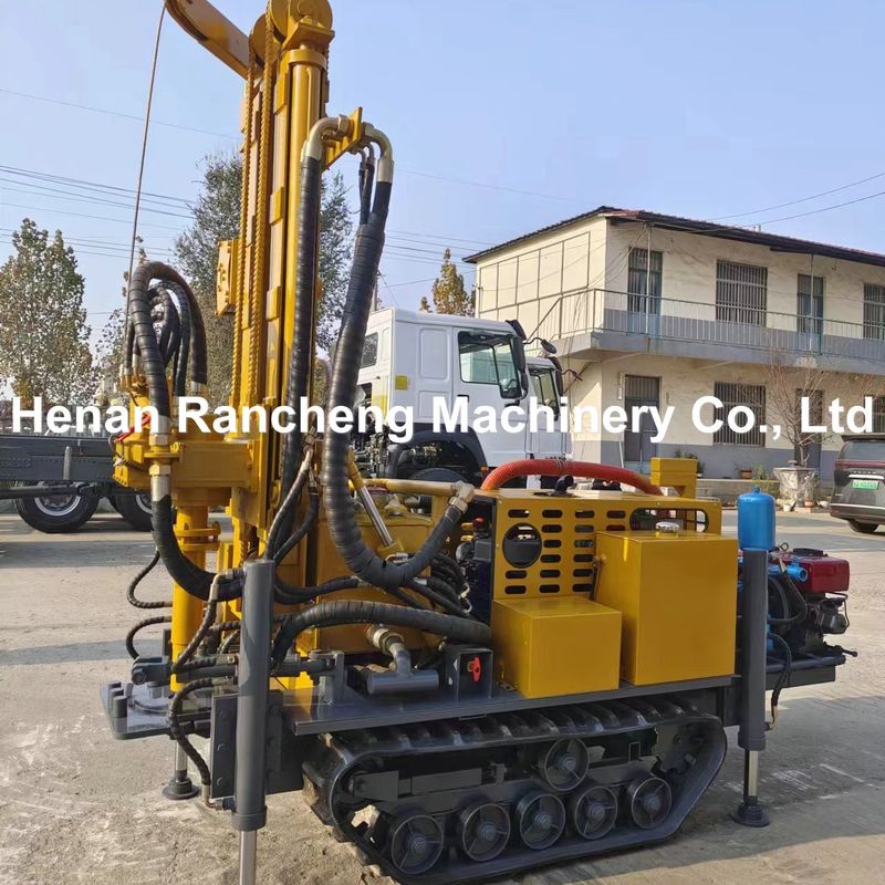 150m Drilling Depth Pneumatic DTH Crawler Drilling Rig For Water Well Drilling Rig Machine Driven By Diesel Engine