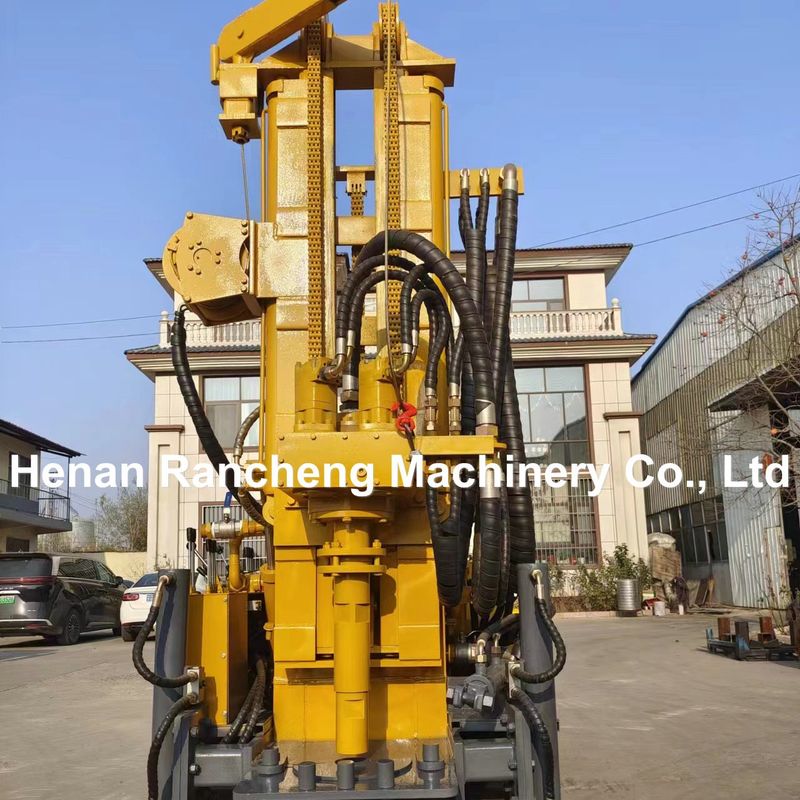 150m Drilling Depth Pneumatic DTH Crawler Drilling Rig For Water Well Drilling Rig Machine Driven By Diesel Engine