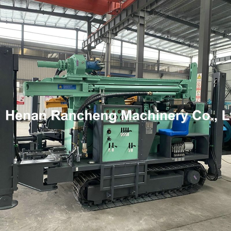 China New Top Drive Drilling Rig And Hard Rock Mud/Air Drilling Machines 300m Geological Rig
