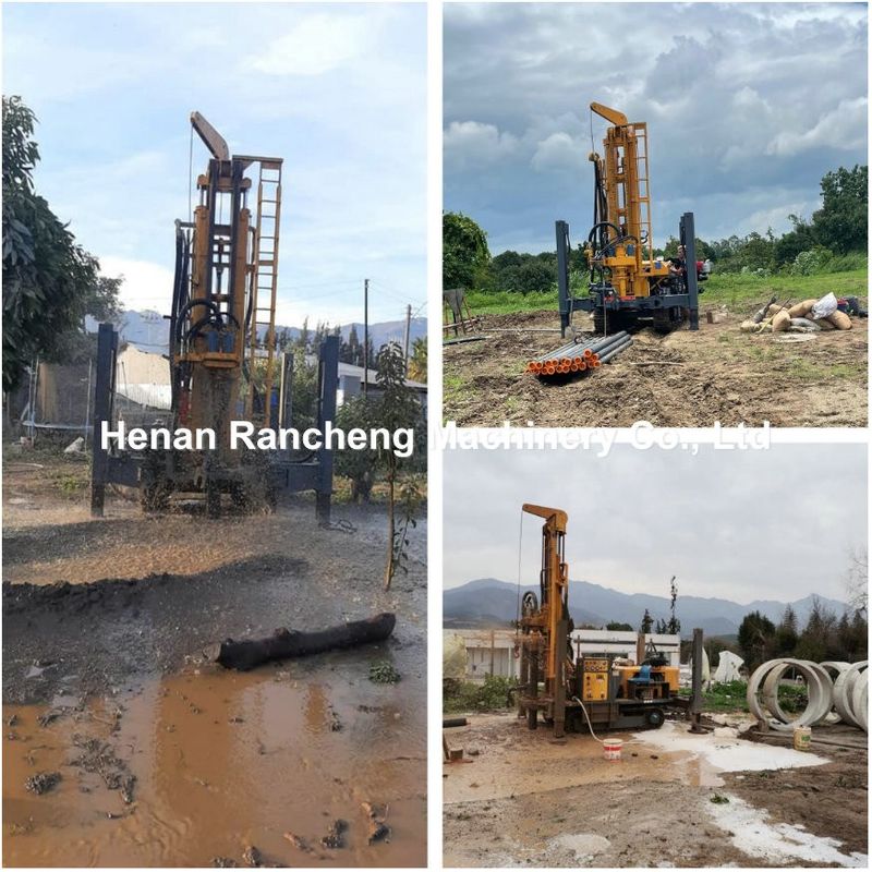 China New Top Drive Drilling Rig And Hard Rock Mud/Air Drilling Machines 300m Geological Rig