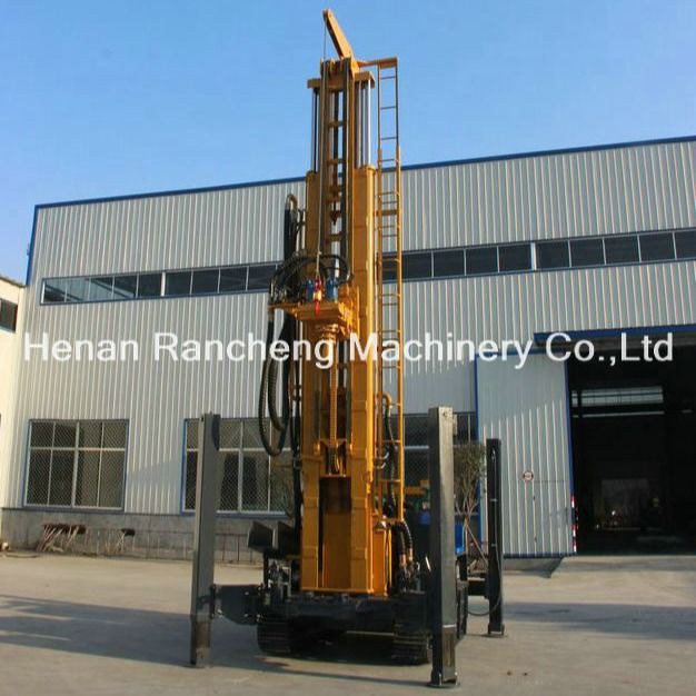 Diesel Engine Multi-Functional Water Well Drilling Rig Crawler Mounted Machines With 118KW Yuchai Engine