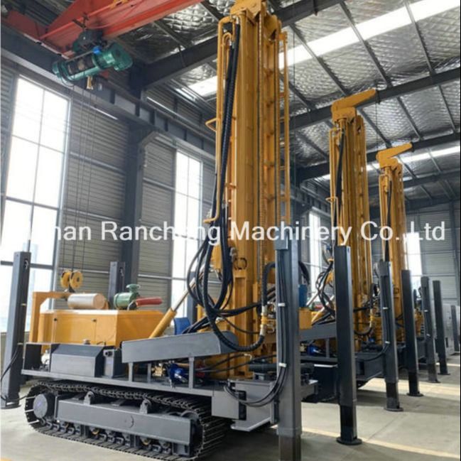 500m Hydraulic Water Well  Drilling Rig For Water Well Borehole Core Mining RC Drilling Machine