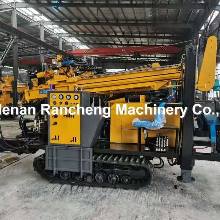 200m Crawler Diesel Engine Water Well Drilling Machine Borehole Rig Mine Drilling Rig
