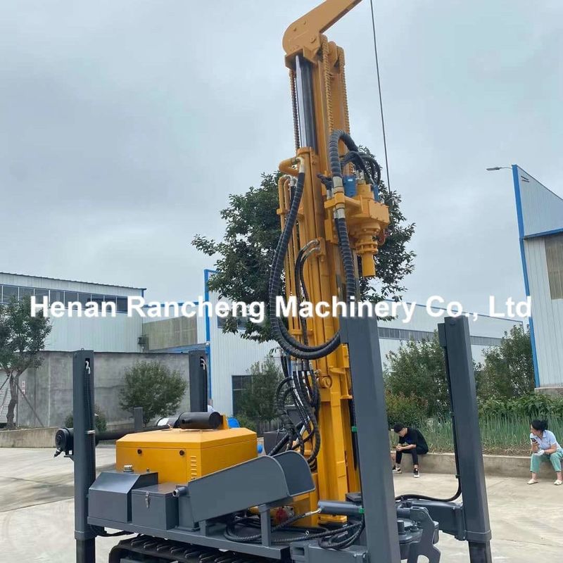 200m Crawler Diesel Engine Water Well Drilling Machine Borehole Rig Mine Drilling Rig