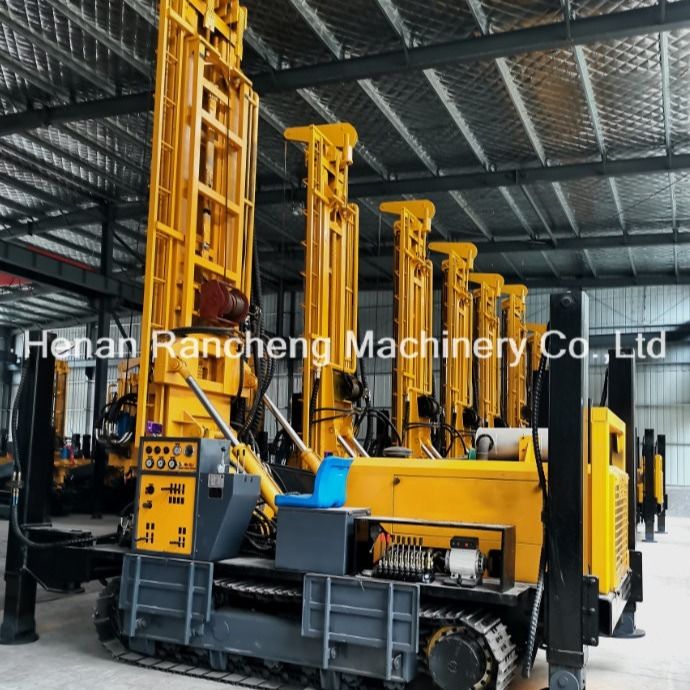500m Hydraulic Water Well  Drilling Rig For Water Well Borehole Core Mining RC Drilling Machine
