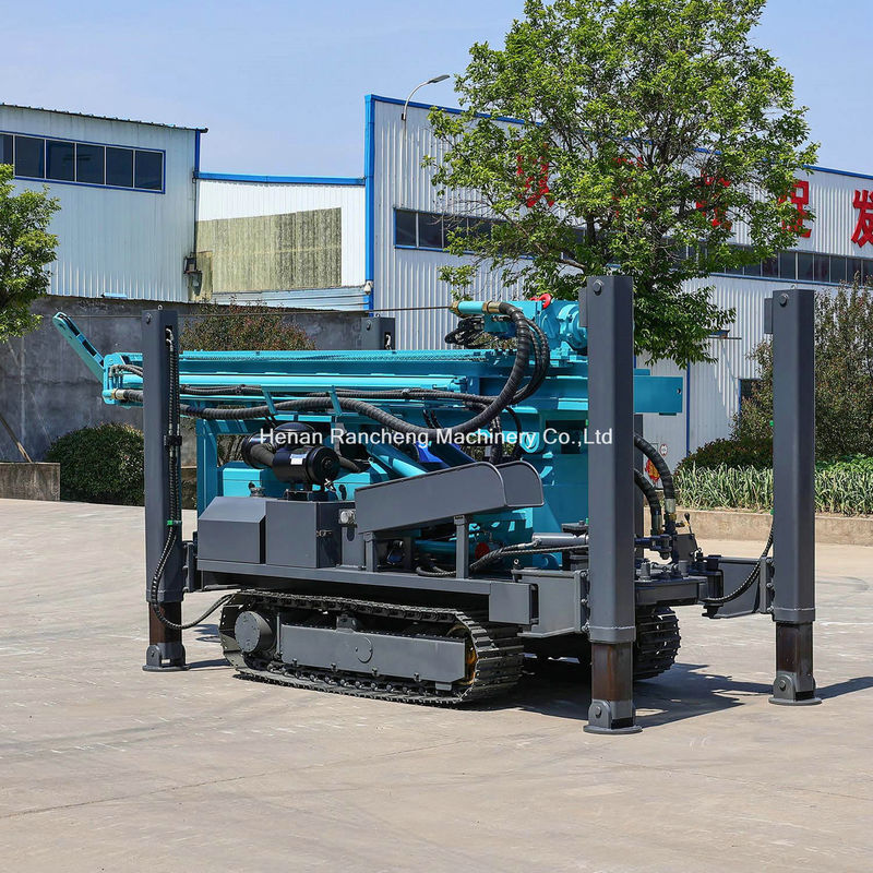 RCF280C Steel Crawler Water Well Drilling Rigs Machine 280m Depth Underground Borehole Drilling Rig
