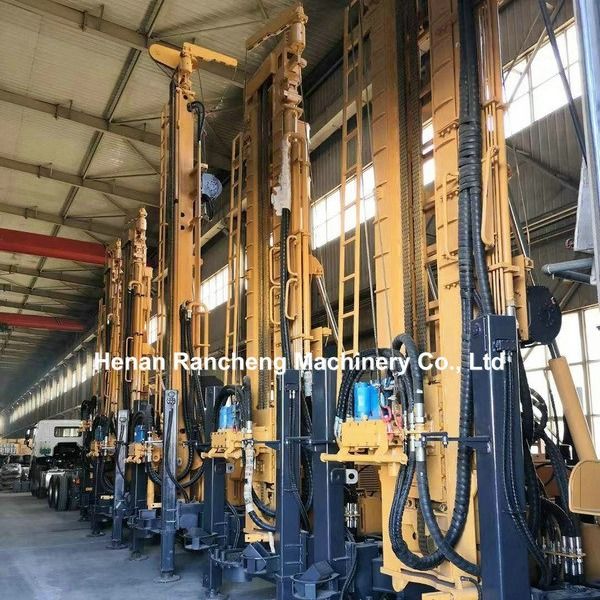 154KW Cu-mmins 800m Deep Water Well Drilling Rig With 30T Lifting Force