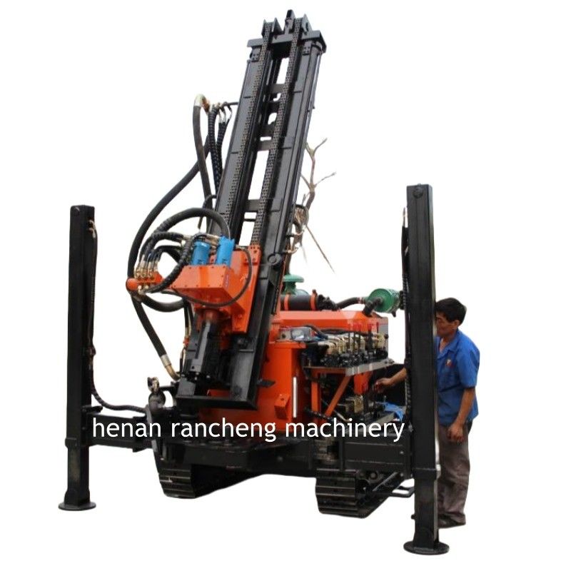 180m Deep Rock RCF180C Crawler Moving Multi-Functional Water Well Drilling Rig In Stock