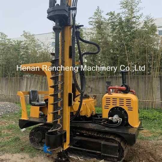 Solar Pile Driver RCH530D For 70KW Diesel Engine /Min Flow Rate Of Hydraulic System