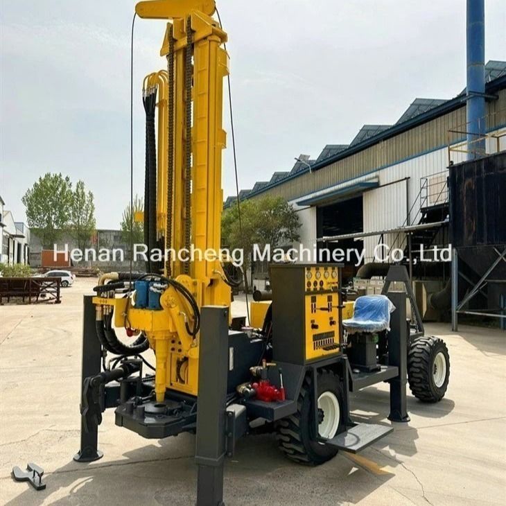 Portable RCF220W Borehole Drilling Machine with 1.4T Winch Hoisting Force