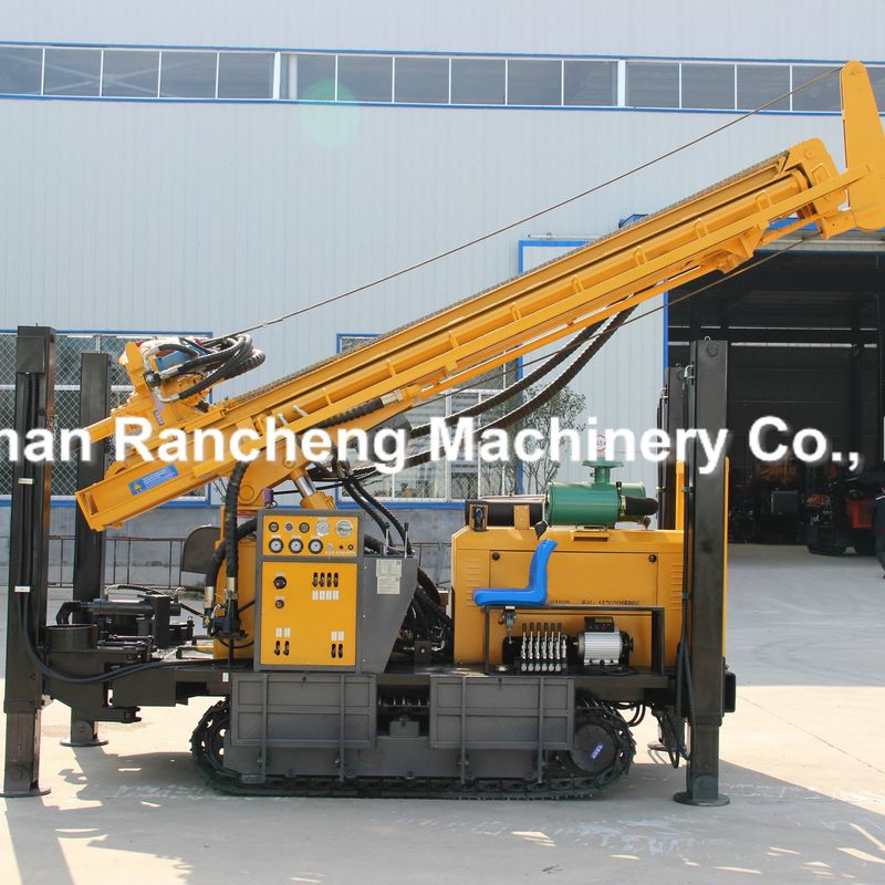 Hydraulic Borehole Water Well Drilling Rig 350m Water Well Crawler Hydraulic Portable Drilling Rig Machine