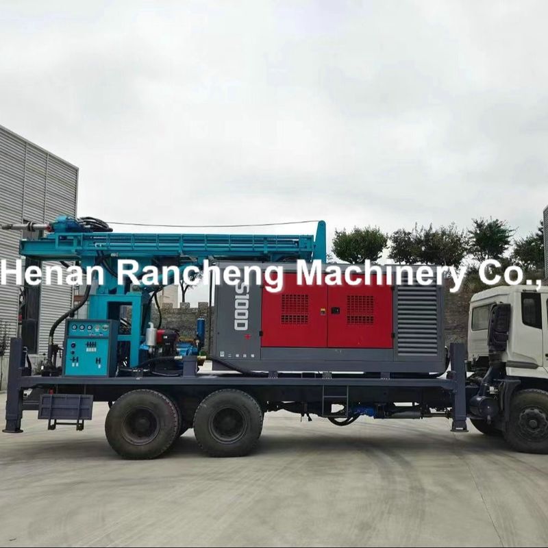 Full Hydraulic Water Well Drill Machine Bore Hole 500m Deep Truck Mounted Water Well Drill Rig
