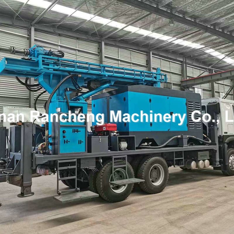Full Hydraulic Water Well Drill Machine Bore Hole 500m Deep Truck Mounted Water Well Drill Rig